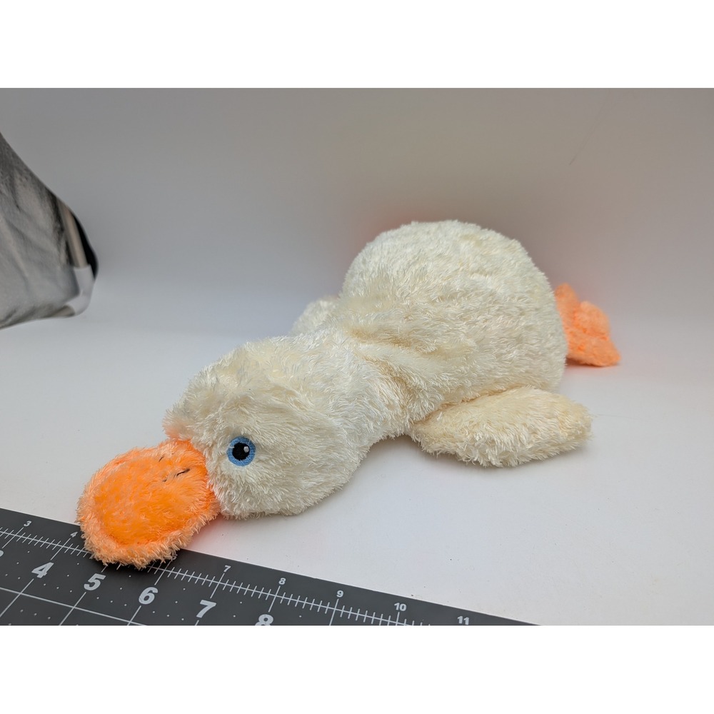 Ty Baby Plush Duck Huggyducky Rattle 2001 Stuffed Animal Toy